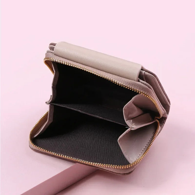Ladies Wallets Leaf Hasp Clutch Brand Designed Mini Coin Purse