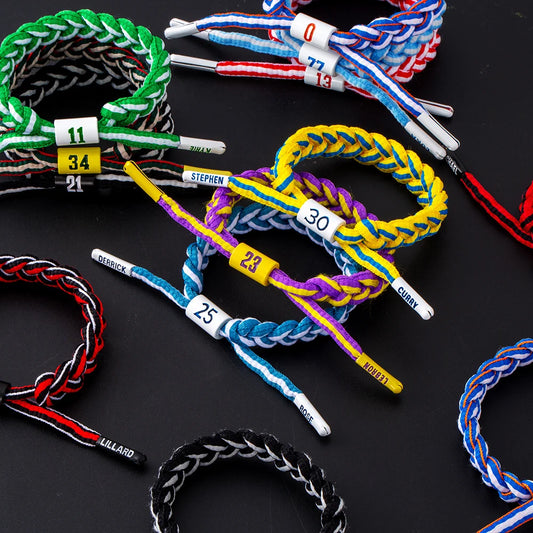 New Charm Bracelet For Friendship Basketball Team James Kobe Rope Bracelet