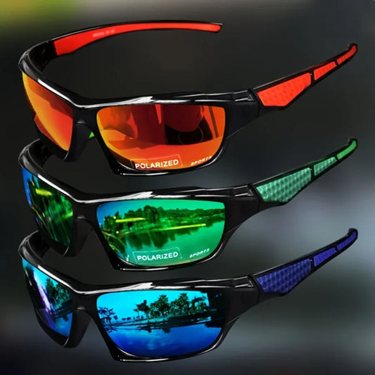 Fashion Sports Sunglasses Polarized UV Protection, Round Frame Metal Men And Women UV400 Eyewear