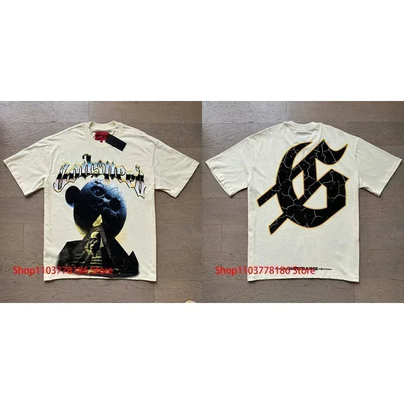 New GOD SPEED T-shirt Pop Fashion Print Streetwear Crewneck