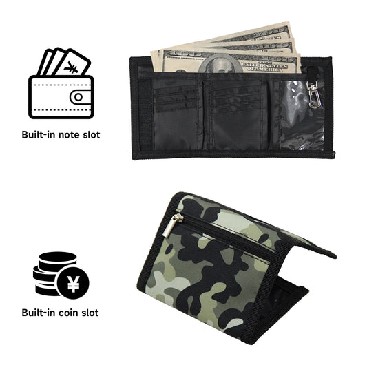Camouflage  Wallets  For Men, Women and Kids Card Holder Mini Wallet