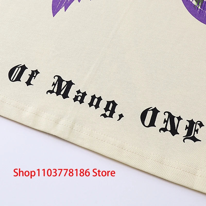 New GOD SPEED T-shirt Pop Fashion Print Streetwear Crewneck