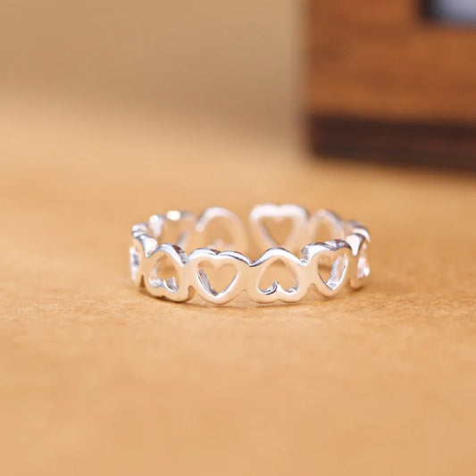 925 Sterling Silver Heart Dating Rings For Women Jewelry Accessories  Everything