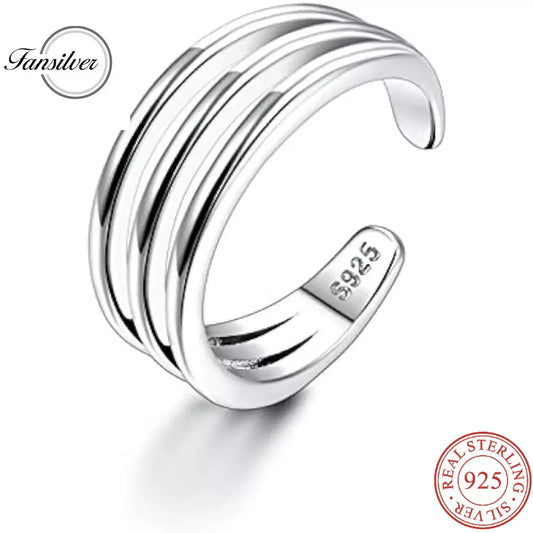 S925 Sterling Silver Toe Ring for Women