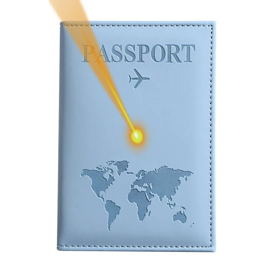 Personalized Gift Custom Name Text Vintage World Map Passport Cover Customized Couple Names