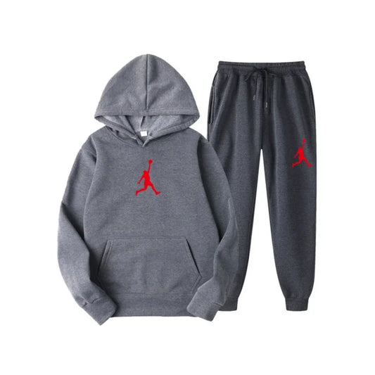 Men's Sets 2-piece Hoodies+running Pants Sport Suits Casual Men/women Sweatshirts Tracksuit Hooded Sportswear