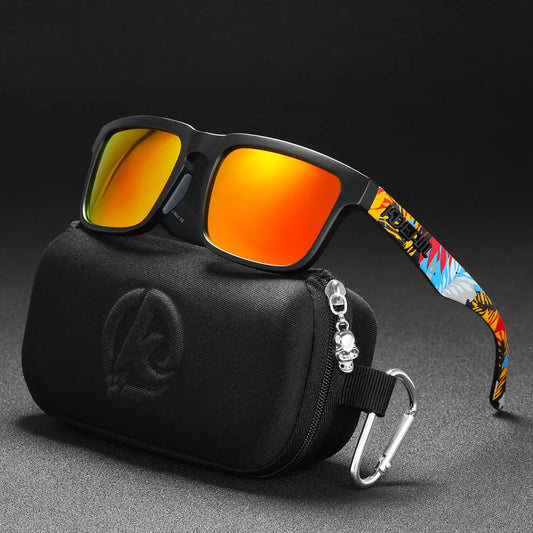 High Quality Men Square Sunglasses Colors Sports Polarized Sun Glasses, UV400